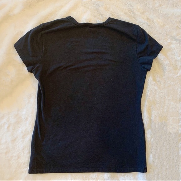 Michale Kors Bling Silver Logo T-shirt Size M - Picture 4 of 5